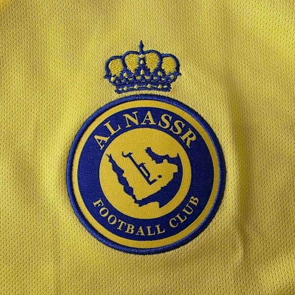 Al Nassr FC 24/25 Cristiano Ronaldo Adidas Home Authentic Jersey Yellow M JP0459 - Picture 8 of 15